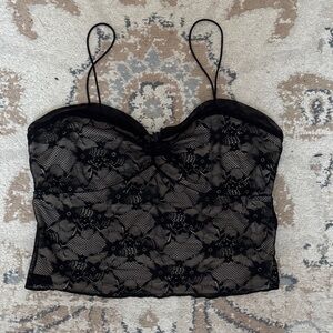 Black Lace Top